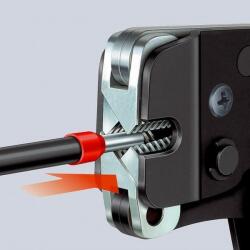 KNIPEX Клещи автоматични за кримпване на кабелни накрайници 0.08-10мм2 квадрат, ръкохватка 190мм, с пружина, Knipex (K975308)