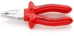 KNIPEX Комбинирани клещи, хромирани, VDE 1000V гумирана червена ръкохватка 160мм, Knipex (K0307160)