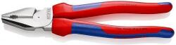 KNIPEX Комбинирани клещи усилени, хромирани, синьо-червена ръкохватка 225мм, Knipex (K0205225)