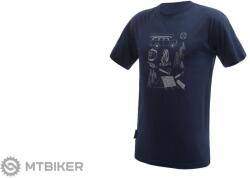 Sensor MERINO ACTIVE OUTSIDE póló, mélykék (XXL) - mtbiker - 28 899 Ft
