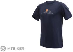 Sensor MERINO BLEND MOON póló, mélykék (XL)