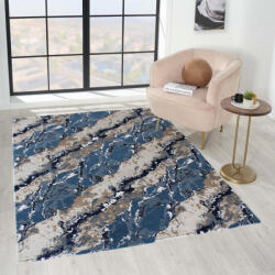  Modern Szőnyeg Mykonos 7125 Cream-Navy 60 x 110 cm Kék-Krém