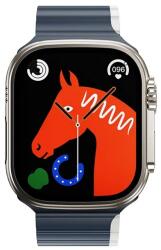 Hoco Apple Watch Series 10 42 mm HOCO AS102 Pótszíj Egyedi Méret, Mágneses, Sötétkék/Fehér