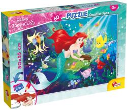 Lisciani Puzzle cu două fețe Lisciani de colorat din 60 piese - Ariel (74051) Puzzle