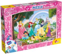 Lisciani Puzzle cu două fețe Lisciani de colorat din 24 piese - Lumea curcubeului (73993) Puzzle