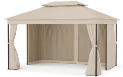 Blumfeldt Mondo Dual pavilon 3x4 dupla tetővel és szúnyoghálóval (GDI17-MondoDual3x4B) (GDI17-MondoDual3x4B)