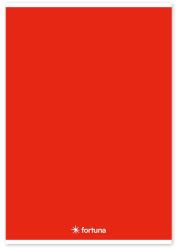 Fortuna Spirálfüzet vonalas FORTUNA Monocolor A/4 70 lapos piros 01.02127 (01.02127)