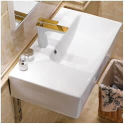 Inter Ceramic Lavoar suspendat Inter Ceramic dreptunghiular finisaj alb lucios 66 cm dreapta (5065R)