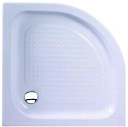 Inter Ceramic Cadita pentru dus Inter Ceramic semirotunda 80x80 cm finisaj alb (80 / 285 80)