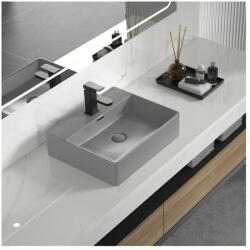 Inter Ceramic Lavoar pe blat Inter Ceramic Art gri mat 50 cm (ICB 5042MG)