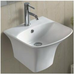 Inter Ceramic Lavoar suspendat Inter Ceramic dreptunghiular alb lucios 44 cm (4543)