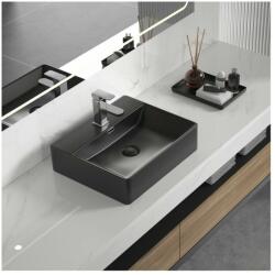 Inter Ceramic Lavoar pe blat Inter Ceramic Art negru mat 50 cm (ICB 5042MB)