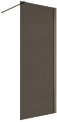 Inter Ceramic Paravan de dus tip Walk-In Inter Ceramic profil gri mat - sticla fumurie 100x200 cm (113GG/100 NANO)