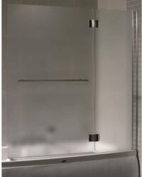 Inter Ceramic Paravan de cada batant Inter Ceramic 126x140 cm sticla opaca 5 mm profil crom lucios dreapta (S112DF R)