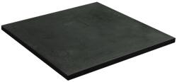 Inter Ceramic Cadita compozit pentru dus Inter Ceramic patrata 90x90 cm finisaj piatra-negru mat (9010RS-2)