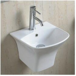 Inter Ceramic Lavoar suspendat Inter Ceramic dreptunghiular alb lucios 35.5 cm (3535)