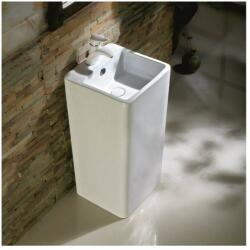 Inter Ceramic Lavoar freestanding Inter Ceramic patrat alb lucios 40.5 cm (4183)