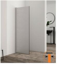Inter Ceramic Paravan de dus mobil tip Walk-In Inter Ceramic crom lucios - sticla opaca 60x200 cm (113-2FS/60)