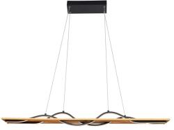 Italux PND-23848-30W-BK-GD LED mennyezeti függőlámpa Conato | 35W integrált LED forrás | 1200lm | 3000K