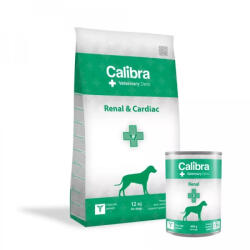 Calibra Calibra Veterinary Diets Kutya Vese Szív 12kg + Calibra Veterinary Diets Dog Renal 400g