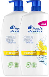 Head & Shoulders Citrus Fresh korpásodás elleni sampon (2x800 ml)
