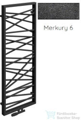Radeco SPIDER 2 1200x530 design radiátor, MERKURY 6 (metál fekete) színben (Radeco_SPIDER_2_MERKURY6)