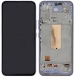 Samsung GH82-31233A Gyári Samsung Galaxy A54 OLED kijelző érintővel Lila kerettel előlap (Violet) (GH82-31233A)