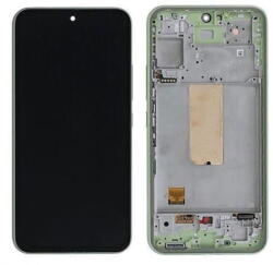 GH82-31233A Samsung Galaxy A54 Zöld OLED kijelző érintővel kerettel előlap (Lime) (GH82-31233A)
