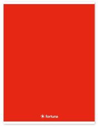 Fortuna Füzet vonalas FORTUNA Monocolor A/4 32 lapos piros (01.02093) - tonerpiac
