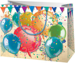 Cardex Színes lufik közepes méretű exkluzív ajándéktáska 18x10x23cm (48997) - jatekshop