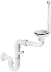 Gamma Gamma, 1-kamrás kézi szifon gránit és rozsdamentes acél mosogatókhoz, fehér, GMA-1M11WH-PP (GMA-1M11WH-PP)