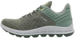 Grisport Pantofi barbati, Grisport, 869882-44403V8-Verde, sport, piele naturala, perforati, cu talpa joasa, verde (Marime: 43)