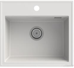 Gamma Modern 5055, 1 rekeszes gránit mosogató 560x500x210 mm, fehér, GMA-ZM-55-WH (GMA-ZM-55-WH)