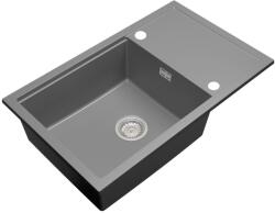 Gamma Advance 8050, 1 rekeszes gránit mosogató 800x500x210 mm, szürke, GMA-ZLE000149 (GMA-ZLE000149)