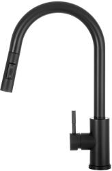 Gamma Taru Slim, magas mosogató csaptelep h-400, matt fekete, GMA-BTS-BK (GMA-BTS-BK)