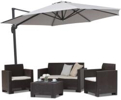 Garden Point Pisa 3, 5 m Garden Point szürke kerti napernyő (GAP255)