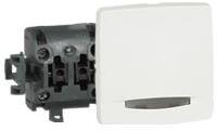Legrand Oteo 107 keresztkapcsoló betét központi fedéllel fehér csatornába csavaros IP31 1- LEGRAND - 086104 (086104)