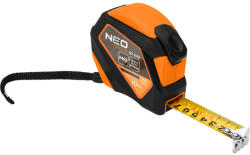NEO TOOLS Mérőszalag, 10m/25mm, acél, mágneses, autostop+ rögzítő (67-235)