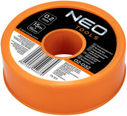 Neo Tools Teflon tömítőszalag 15m (02-032)