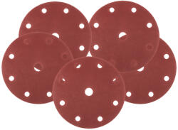 NEO TOOLS Csiszolókorong tépőzáras 150mm, P240, 9 lyukkal, 5db, 04-721-hez (08-996)