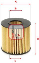 SOFIMA Filtru ulei SOFIMA S 5196 PE (S 5196 PE) - fixbox