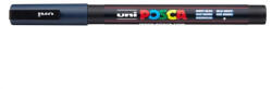 uni Dekormarker, Uni Posca PC-3M, 0, 9-1, 3 mm, kúpos hegy, tengerész kék