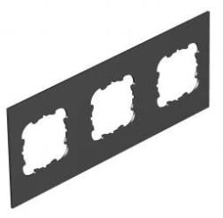 Obo Bettermann 7408188 T12L P3S 9011 fedlap 3xEK, T12L-hez 213x88mm grafitszürke (7408188)