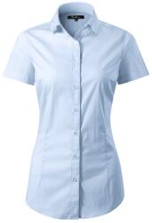 MALFINI Női rövid ujjú galléros ing Flash - Világoskék | M (2618214)