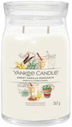 Yankee Candle Nagy illatos gyertya Yankee Candle Vanilla Horchata Singature (41805)