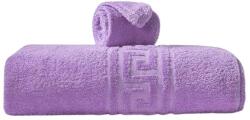 Pucioasa Prosop bumbac 100% cu bordura greceasca, 500gr/m2, 30x50cm Lila Prosop