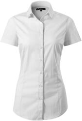MALFINI Női rövid ujjú galléros ing Flash - Fehér | 2XL (2610017)