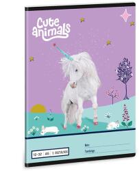 Ars Una Füzet vonalas ARS UNA A/5 32 lapos 12-32 3. osztályos Cute Animals-Unicorn (53604484) - vectraline
