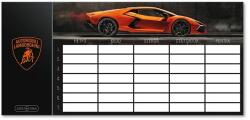 Ars Una Órarend ARS UNA egylapos kétoldalas Lamborghini narancssárga (50494460) - vectraline