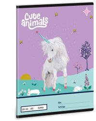 Ars Una Füzet sima ARS UNA A/5 32 lapos 20-32 Cute Animals-Unicorn (53614483) - vectraline